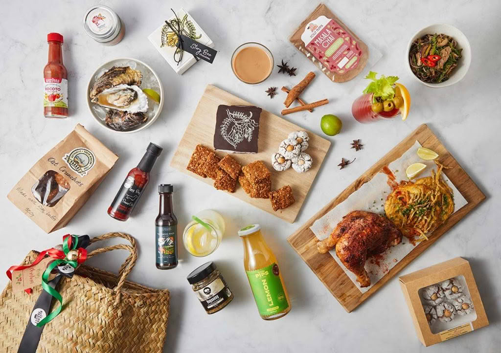 Sweet and savoury with food