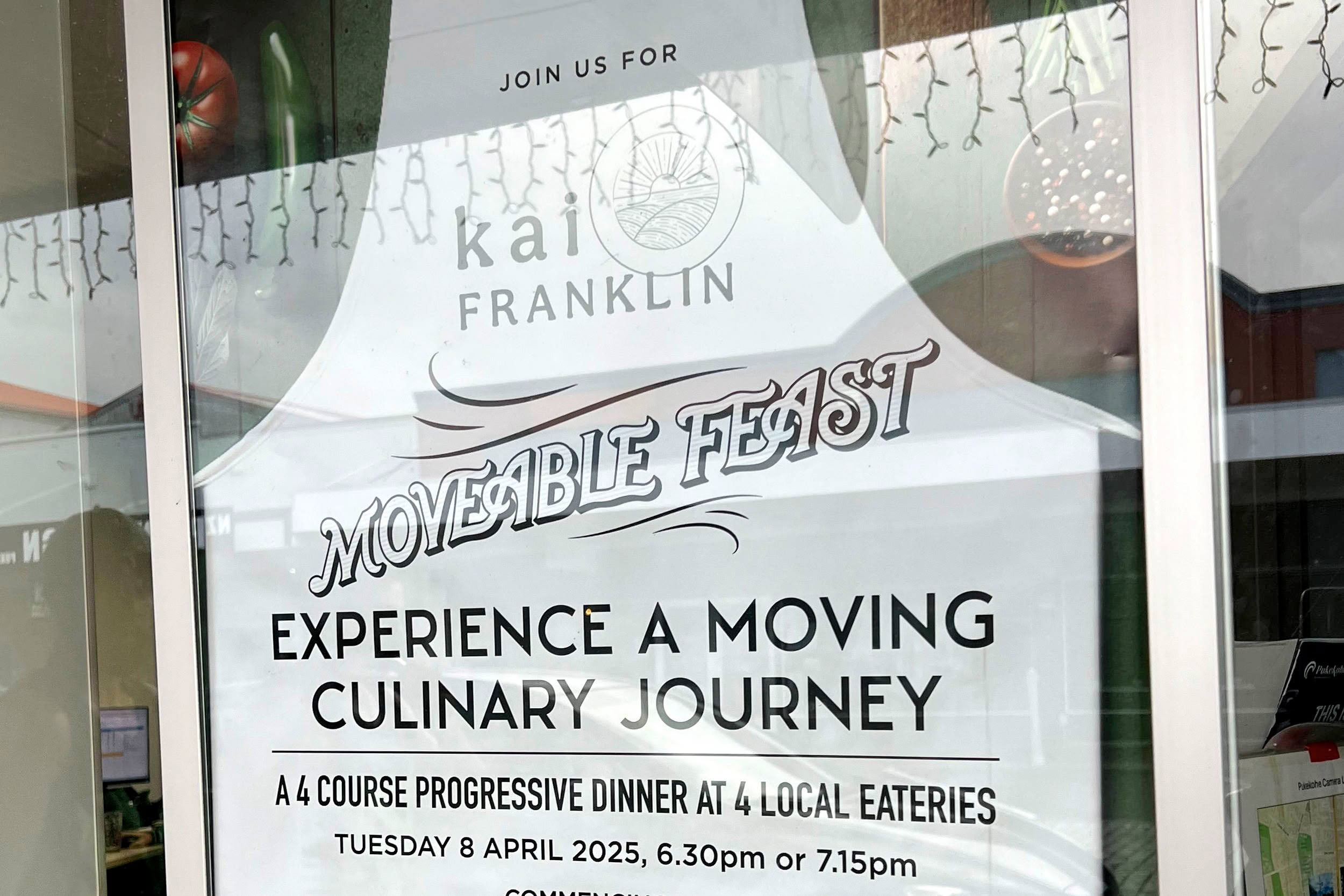 Kai Franklin Moveable Feast Serves Up a Night of Roaming Dining