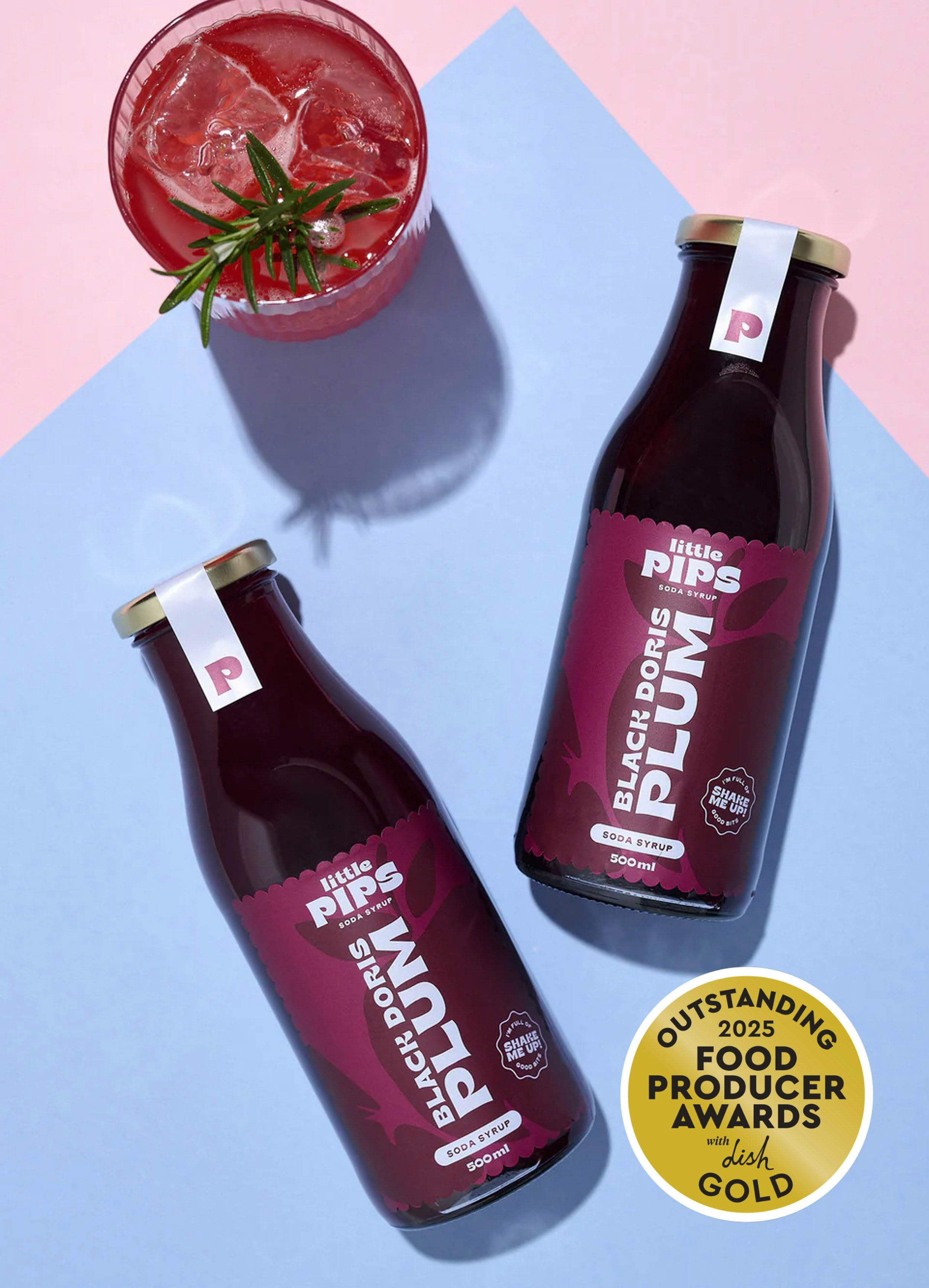 Food producer awards 2025 gold medal black doris plum syrup litt